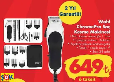 WAHL CHROMEPRO SAÇ KESME MAKİNESİ